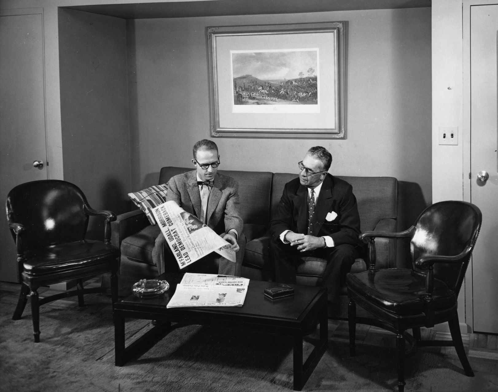 Tucson Citizen newsroom, 1954